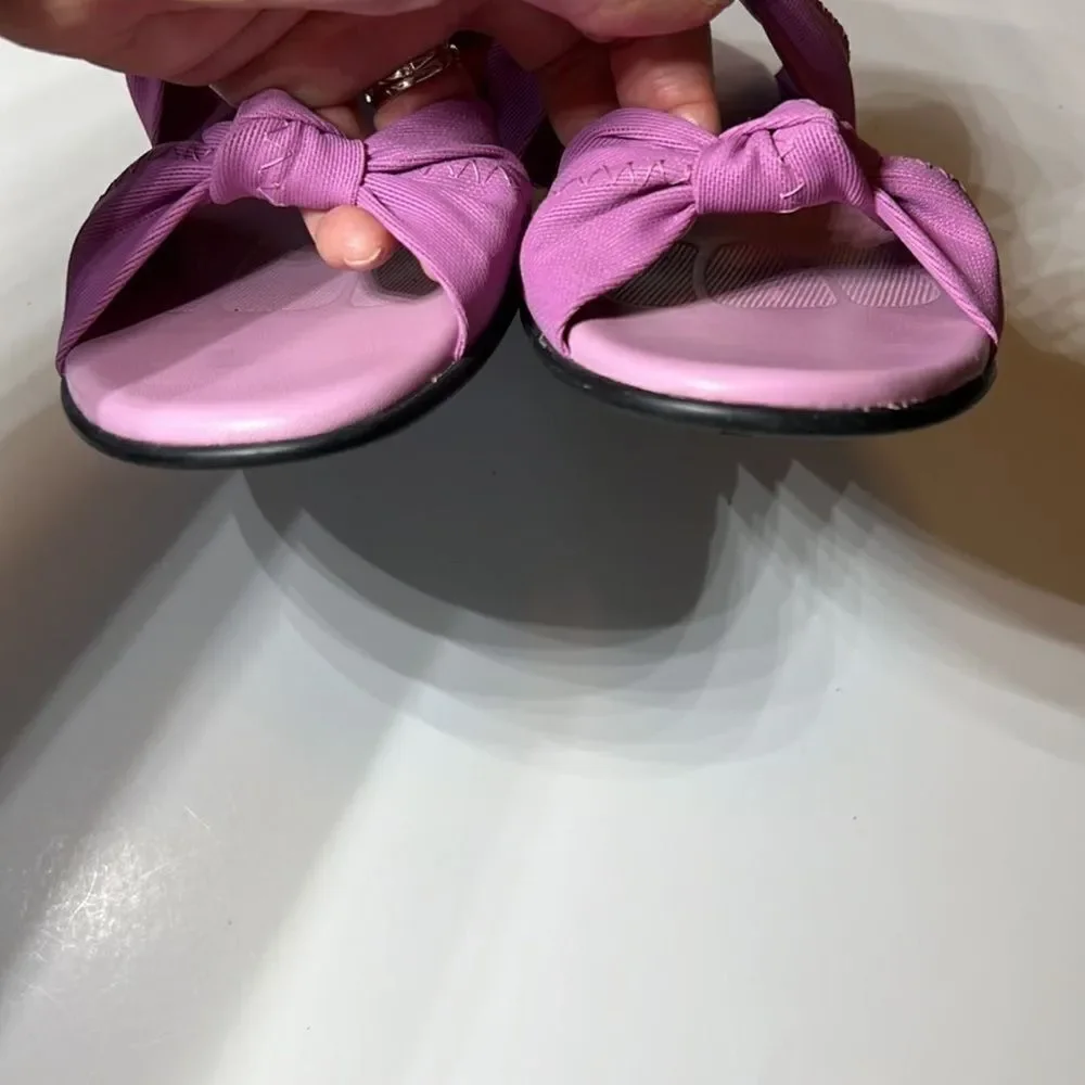 MUNRO Women’s Nylon Slide On Sandals Purple Size 9.5